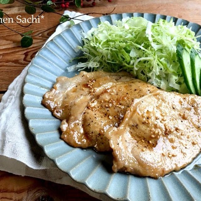 ◯◯でコク！照り焼き豚ロース♡