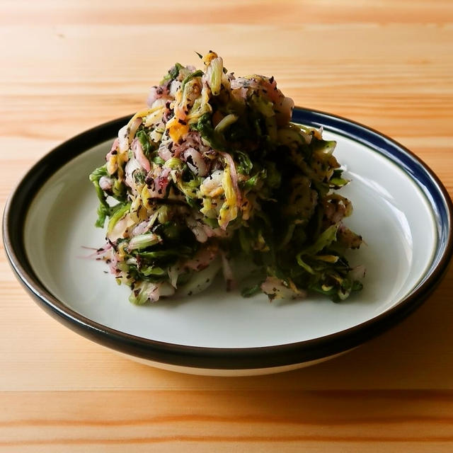 【野菜ひとつ】大量消費　白菜のゆかり和え