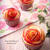 簡単！リンゴとホットケーキミックスで＊薔薇のクリームチーズカップケーキ