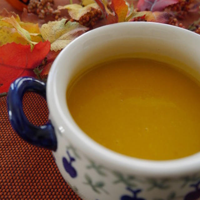 あま～い！温まる～♡　かぼちゃのスープ