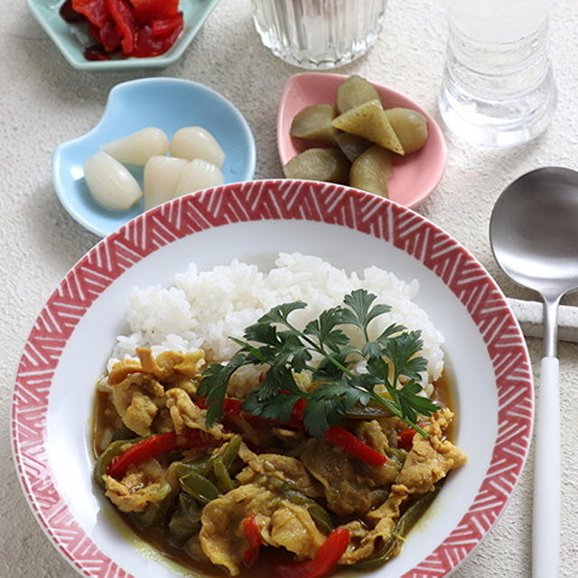 豚肉と野菜の簡単カレー