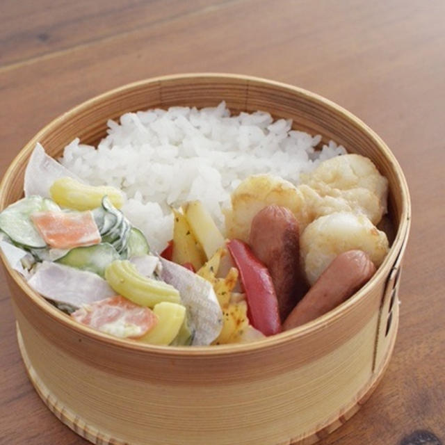 【帆立のバターソテー弁当、と湿度】