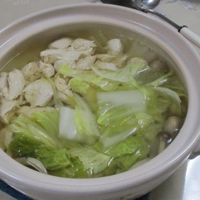 鶏ささみ鍋★★★