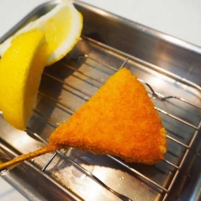 チーズの串かつ