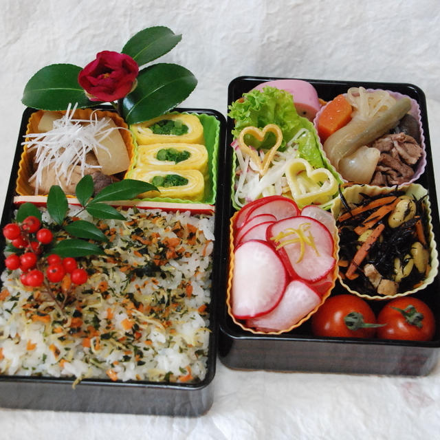 １２月１１日の、夜勤の弁当です。