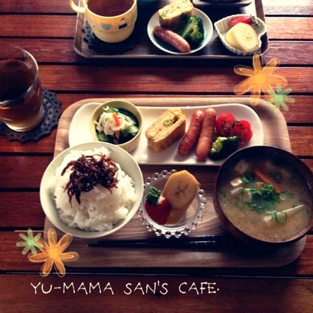 朝ごはん。そして誕生日の準備開始‼