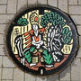国史跡 八王子城跡と八王子のマンホール