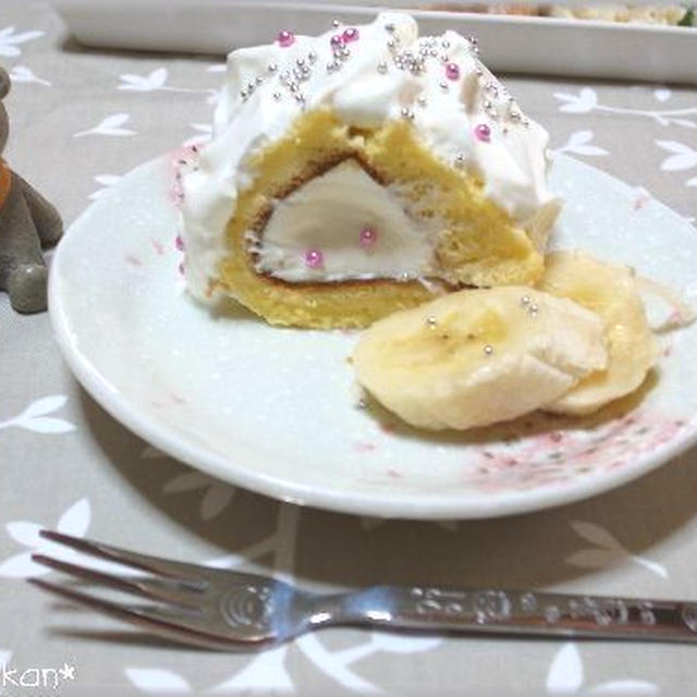 リクエストレシピ♪玉子焼き用フライパンdeにんじんのロールケーキ