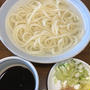 この冬初めての「釜揚げうどん」