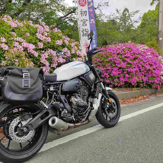 バイク日記、XSRでミニツーリング、大己貴神社（おおなむちじんじゃ）、小石原川ダムふれあい公園（交通公園）歴史を感じつつバイクの練習