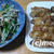 なすと豚のくるくる巻＆ほうれん草ともやしの炒めもの
