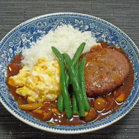 簡単！デミハンバーグ