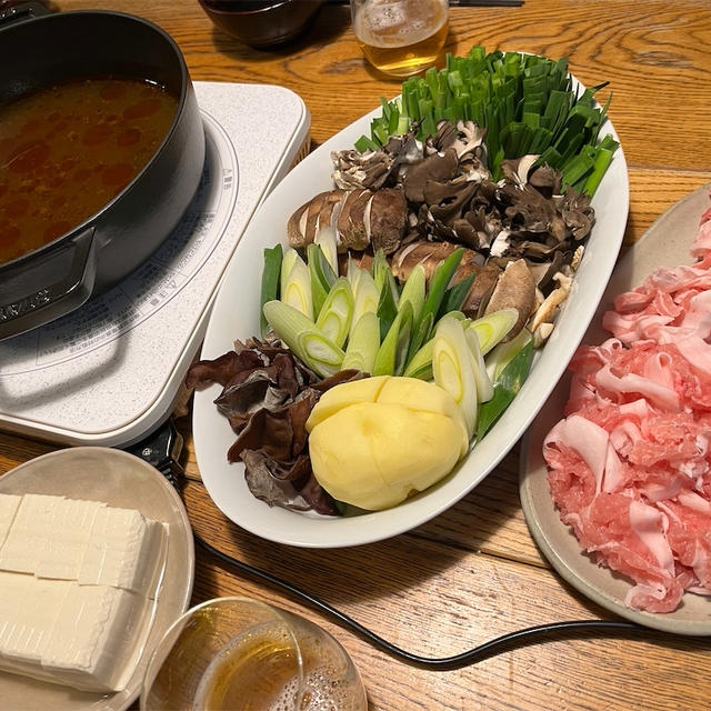 【無印良品の火鍋は激辛だった　鍋の〆は中華麺　おうち居酒屋】