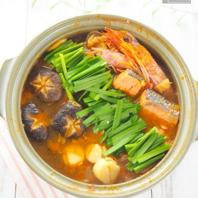 【レシピ】具材の旨みたっぷり、海鮮&豚キムチ鍋