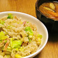 春キャベツごはん