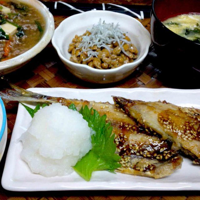 夕食は和食で！　＆　我が家にパパは不在？？？