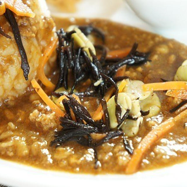 ゴールデンカレー「バリ辛」de大人の夏休みカレーランチ♪♪ 和風ver♪♪