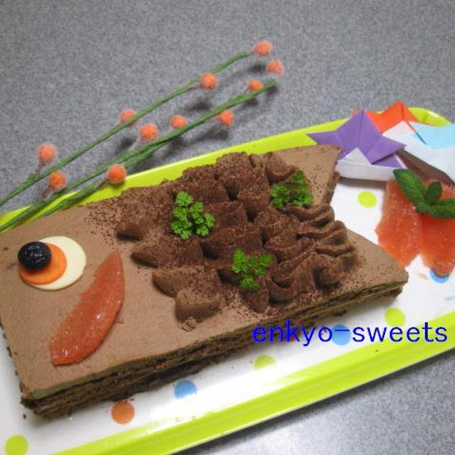 子供の日に～☆こいのぼりケーキ