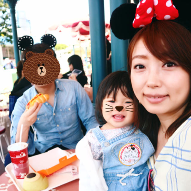 初・子連れディズニーランド♡