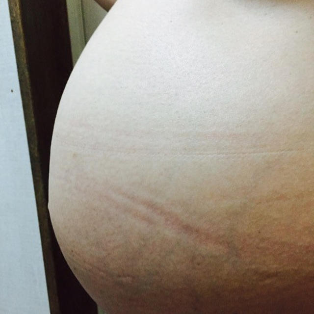 産まれる前のお腹