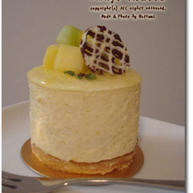 マンゴームースのケーキ