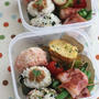ピクニック風おむすび弁当　☆　ハロウィンレシピコンテスト♪