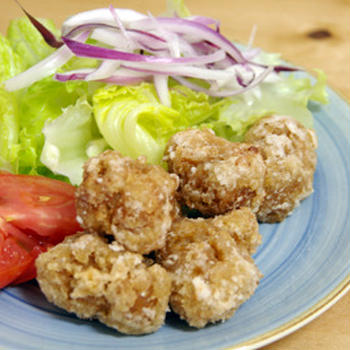 だませます。大豆たんぱくの唐揚げ