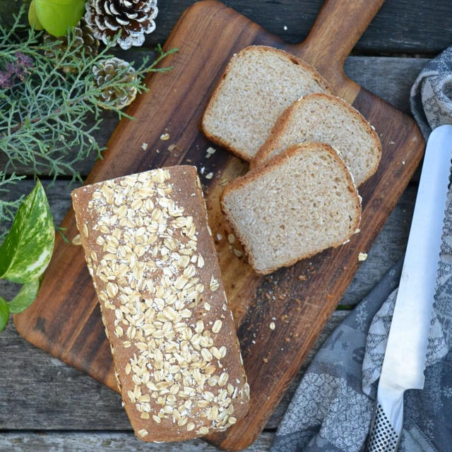 Oatmeal Bread ホシノ天然酵母でオートミールパン