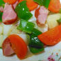味付けカンタン☆ベーコンと野菜の甘酢炒め
