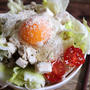 【簡単！節約、時短】早い！安い！旨い！サラダチキンTKGの朝ごはん♪