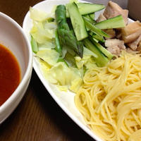 つけ麺パスタ〜ピリ辛ミート編