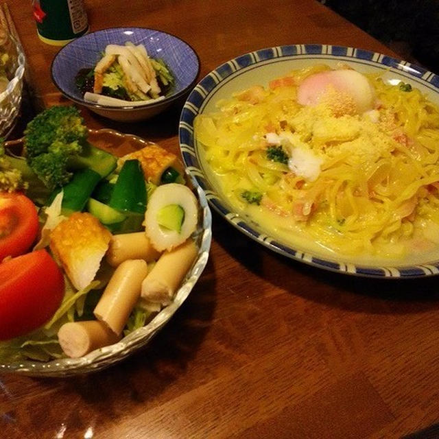 170703_ラーメンのカルボナーラ・・旨し