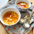 ＊ふんわり卵とトマトの豆板醤スープ