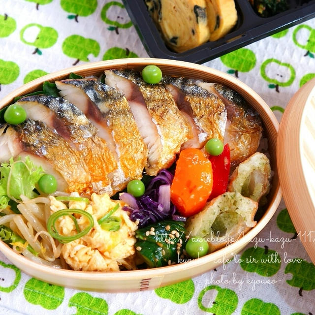 朝昼カフェ☆鯖弁当とパンケーキモーニング