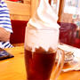 コメダ珈琲のコーヒーフロート