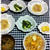 親子丼と白菜ツナのルクエ蒸しときゅうりとワカメの和え物
