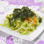 わさび豆腐胡麻ドレッシングサラダ