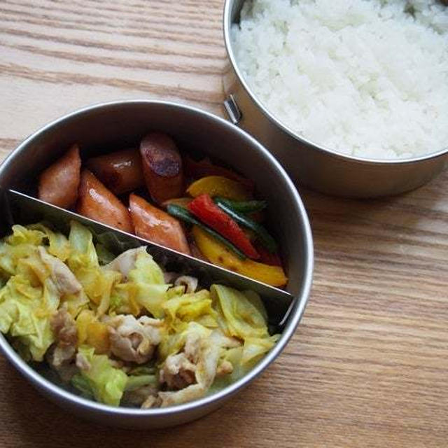 キャベツのカレー炒め。