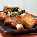 豆腐と豚バラ肉のピリ辛焼き＆魔法のお皿で「レンジでタラのバター醤油焼き」