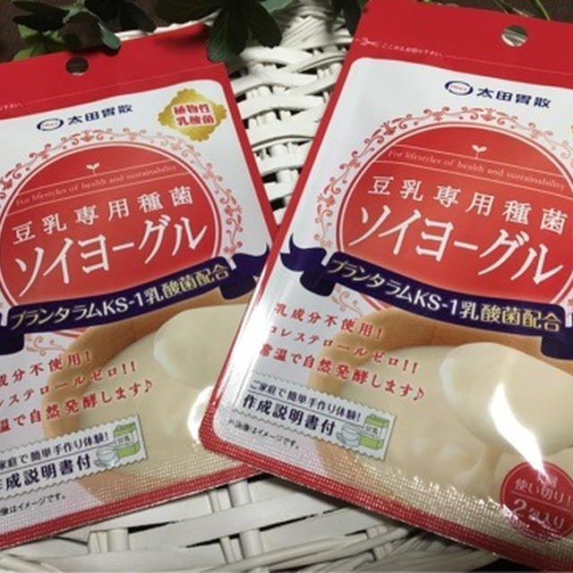 おうちで豆乳ヨーグルト作り♡豆乳専用種菌 ソイヨーグル