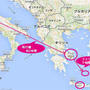 移動報告：アテネ → サントリーニ島へ