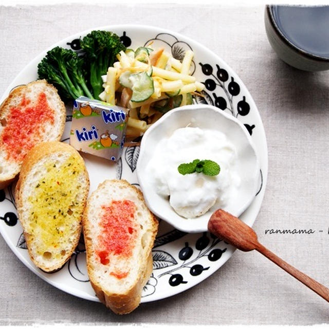 ワンプレートの朝ごはん