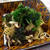 刺身と茄子の海苔しそパスタ～生姜醤油風味