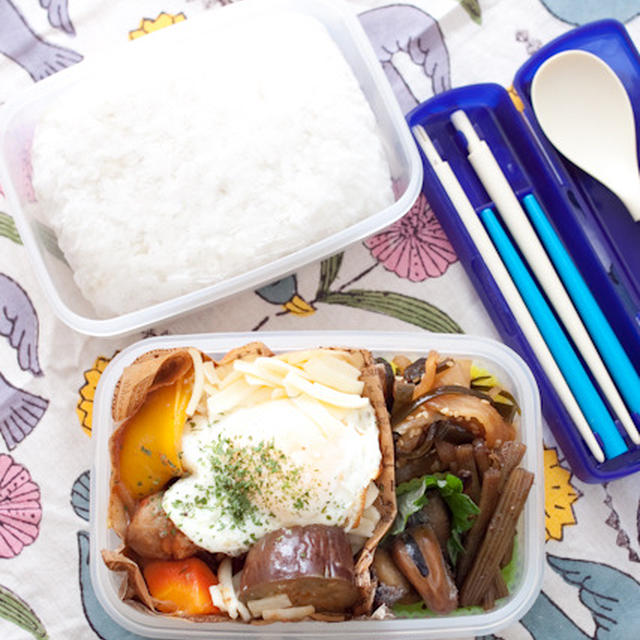 お弁当（真夜中制作）『作っておいたのに食べられなかったおかず』