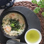 菜の花の豆乳玄米雑炊