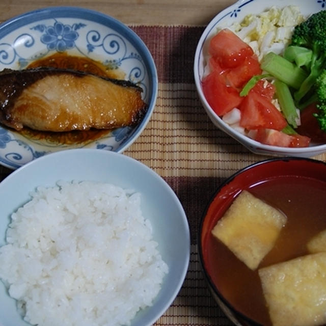 今日の朝ご飯