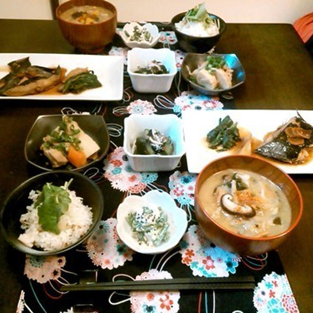 かれいの煮付けで和定食な晩ご飯。