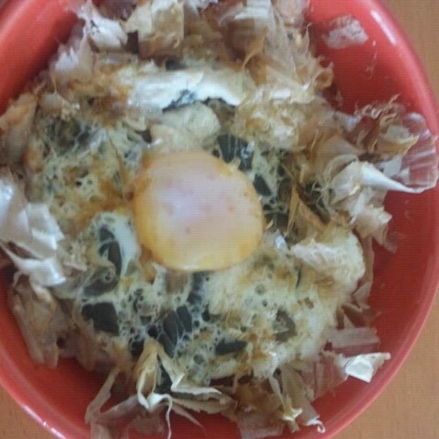 きゅうりのキューちゃんで簡単目玉焼き丼！！