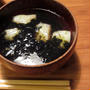 新じゃがと磯の薫りのすまし汁