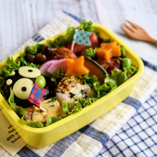 三男の遠足のお弁当〜雨がやみました(*^^*)〜